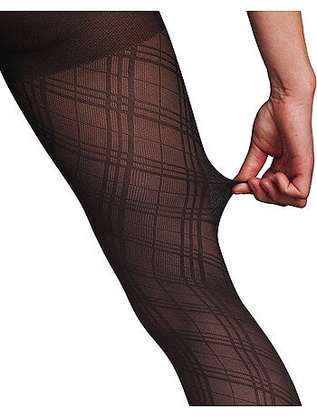 Collant fantaisie 60 deniers jacquard - rougegorge lingerie