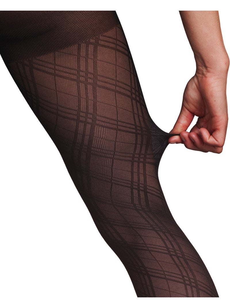 Collant fantaisie 60 deniers jacquard - rougegorge lingerie Noir - Kiabi