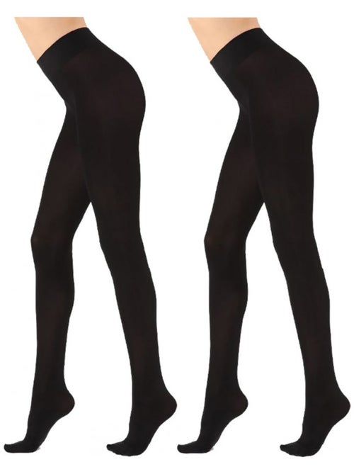 Collant Femme Confort et Qualité INFINITIF - Pack de 2 - Kiabi Collant Femme Confort et Qualité INFINITIF - Pack de 2 - Kiabi