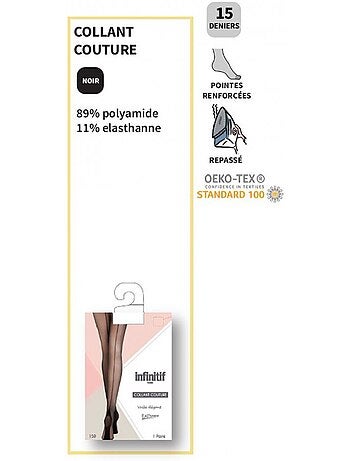 Collant Femme Confort et Qualité INFINITIF - Pack de 3