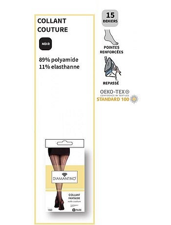 Collant Femme Confort et Résistance DIAMANTINO - Pack de 3