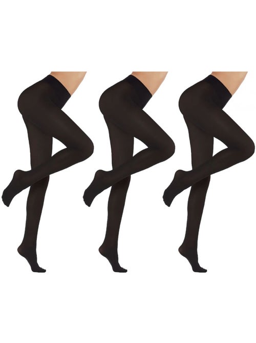 Collant Femme Confort et Résistance DIAMANTINO - Pack de 3 - Kiabi Collant Femme Confort et Résistance DIAMANTINO - Pack de 3 - Kiabi