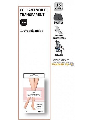 Collant Femme Confort et Résistance DIAMANTINO - Pack de 3