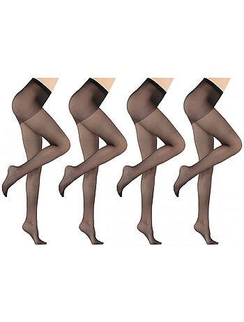 Collant Femme Confort et Résistance DIAMANTINO - Pack de 4