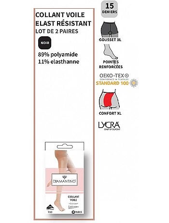 Collant Femme Confort et Résistance DIAMANTINO - Pack de 4