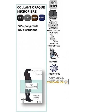 Collant Femme Confort et Résistance DIAMANTINO