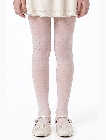 Collant fille mini dotted à pois penti