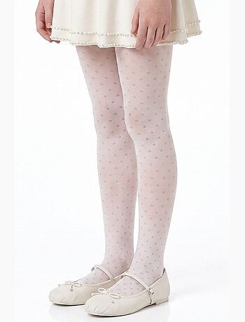 Collant fille mini dotted à pois penti