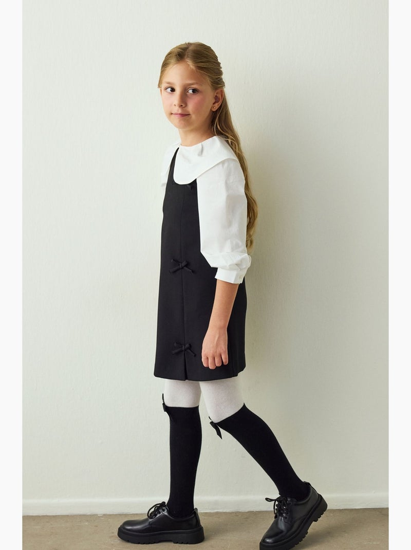 Collant fille pretty ribbon penti Noir - Kiabi