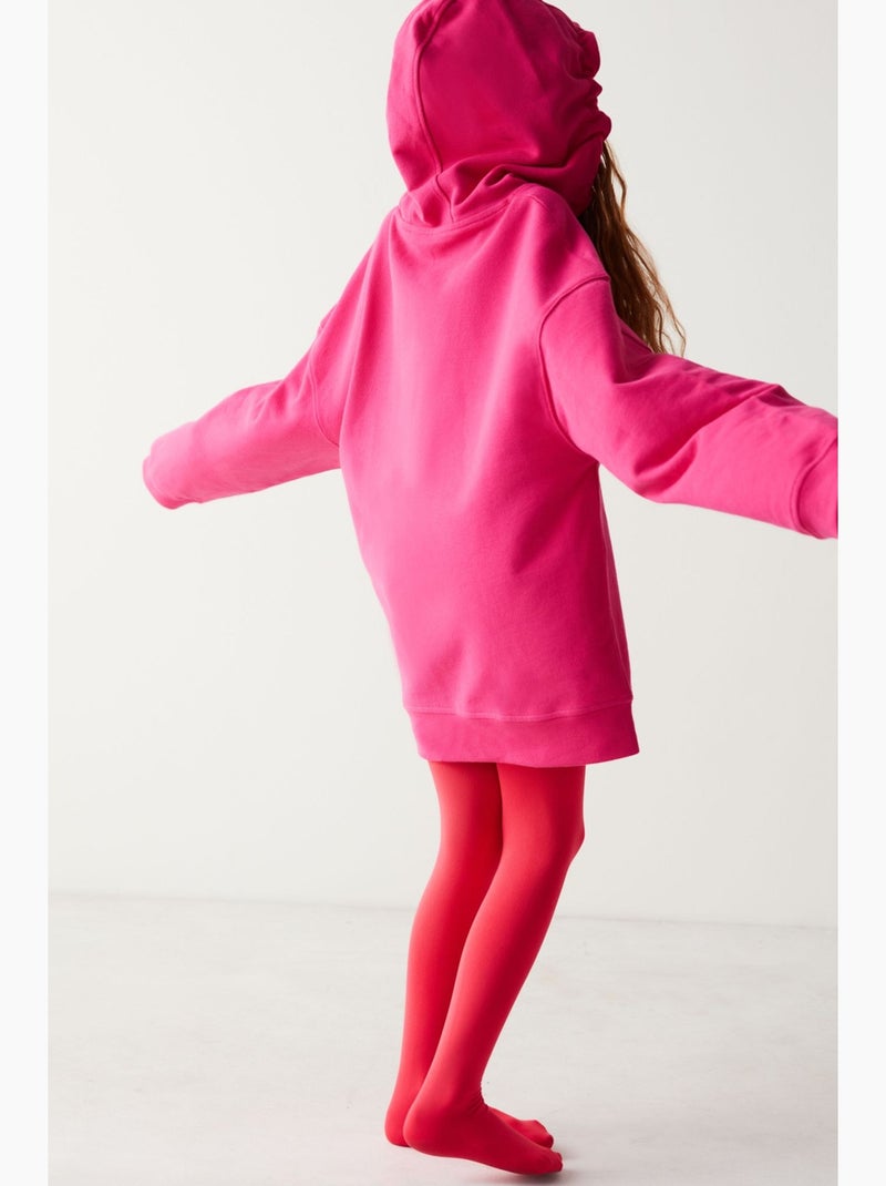 Collant gainant enfant penti Rose fluo/Solinotes - Kiabi