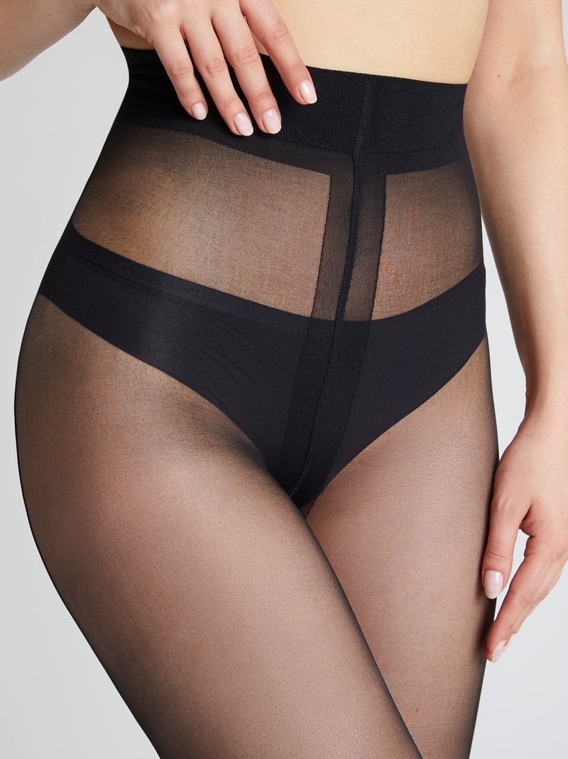 Collant indemaillable 40 deniers Rita - RougeGorge Lingerie Noir - Kiabi