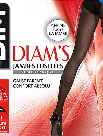 Collant Jambes Fuselées semi-opaque 25D Diam's