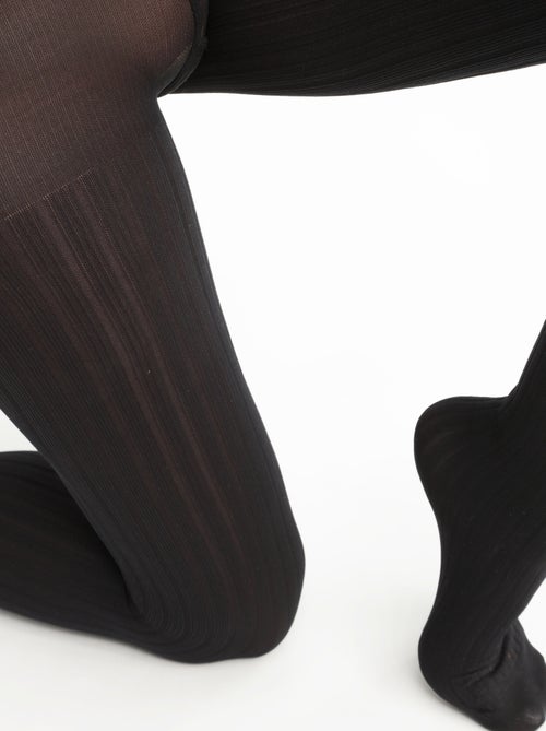 Collant Le Chaud Cote Plate Style - Kiabi