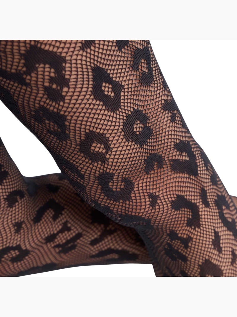 Collant léopard Style Noir - Kiabi