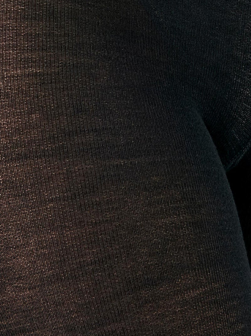 Collant mélange laine mérinos et Thermolactyl 195D - Damart Noir - Kiabi