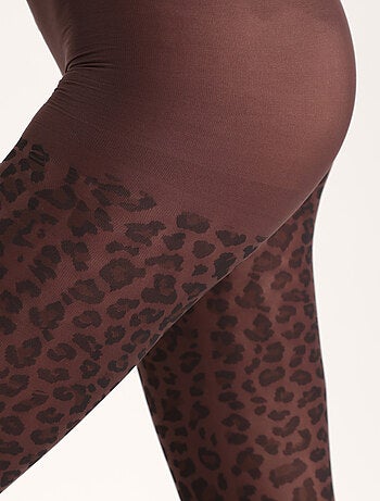 Collant motif animalier Style