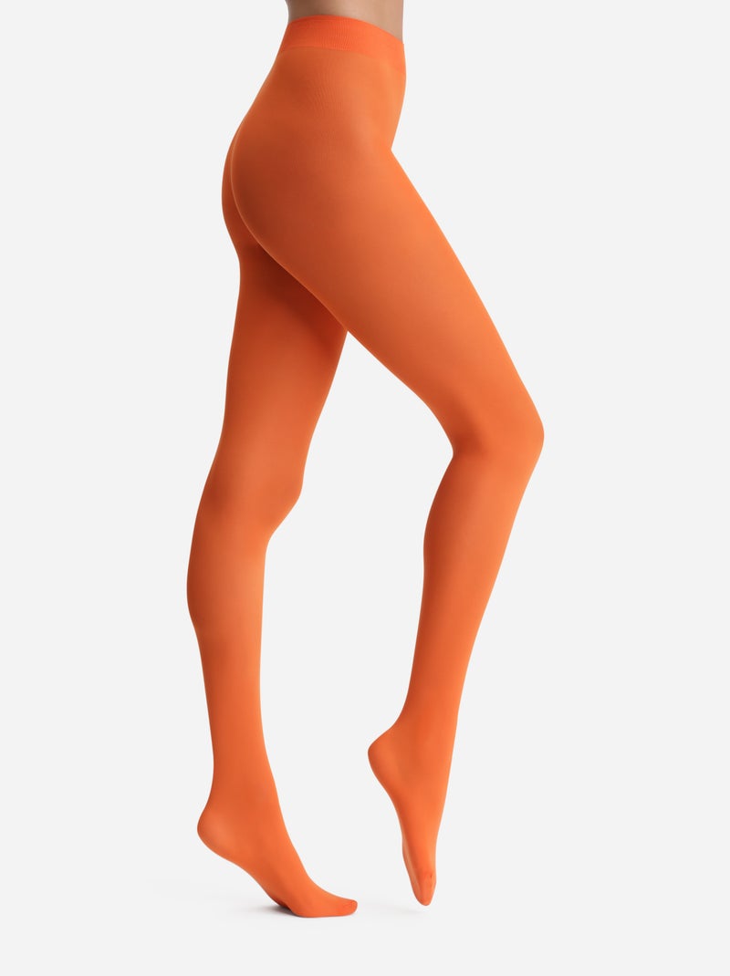 Collant opaque 50D Dim x Inès de La Fressange Abricot Femme