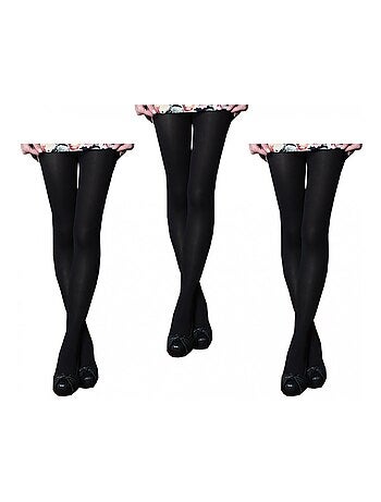 Collant Opaque 80D CXL By CHRISTIAN LACROIX - Pack de 3
