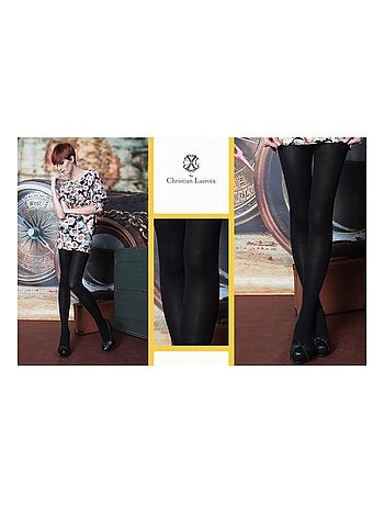 Collant Opaque 80D CXL By CHRISTIAN LACROIX - Pack de 3