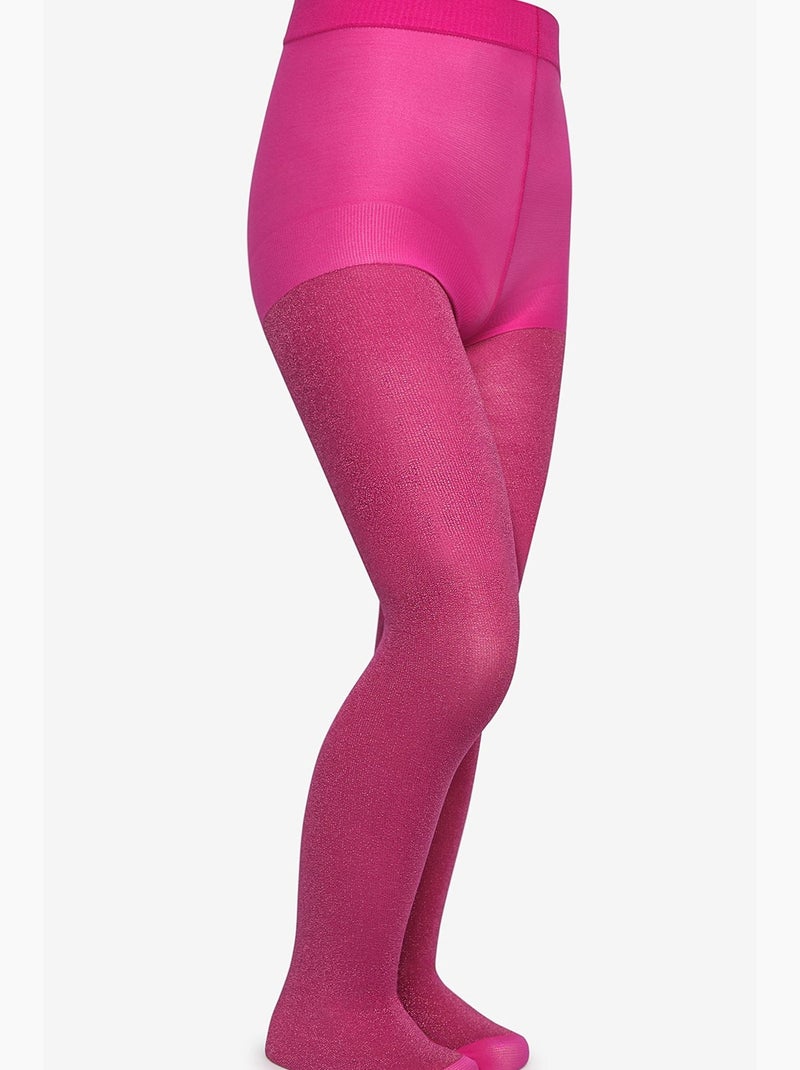 Collant pretty diamond fille penti Rose fluo/Solinotes - Kiabi