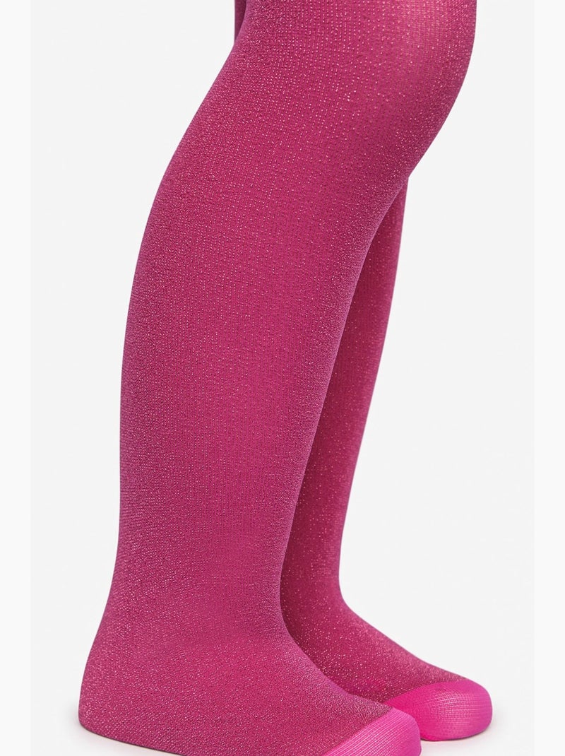 Collant pretty diamond fille penti Rose fluo/Solinotes - Kiabi