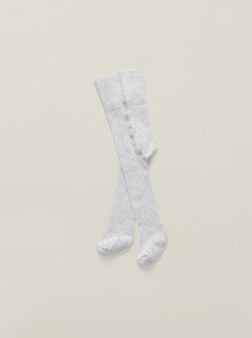 Collant Taille Haute en Coton - Kiabi