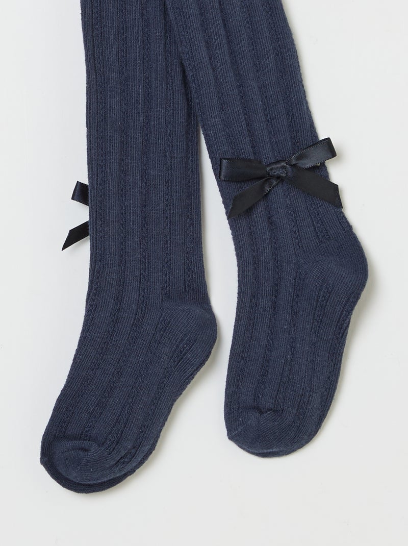 Collant uni chaud 'Kiabi & Catherine Painvin' en jersey coton Bleu - Kiabi