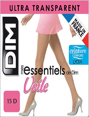 Collant Voile Transparent 15D Mes Essentiels De Dim