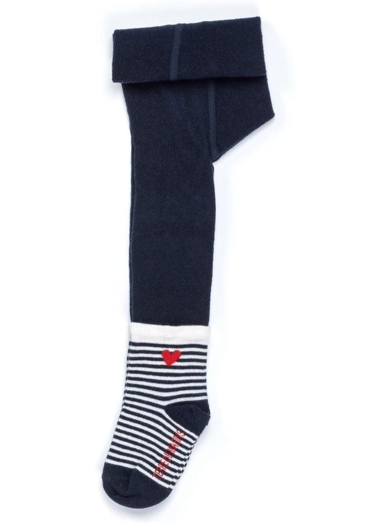 Collants - terre de marins Bleu marine - Kiabi