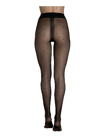Collants 20 DEN à pois Fashion Dots noir