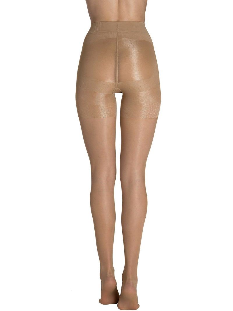 Collants 25 DEN modelants Shaper Push Beige - Kiabi