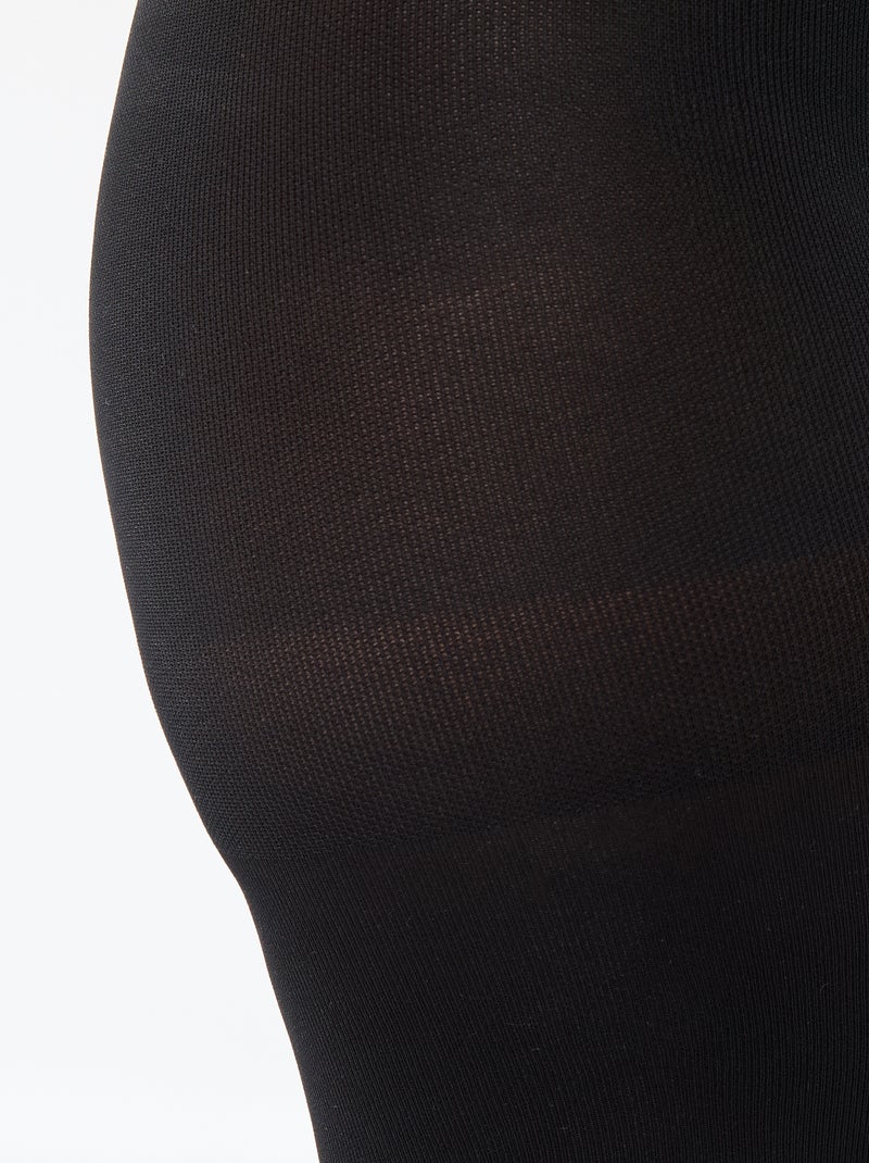 Collants chaud uni 200 deniers Noir - Kiabi