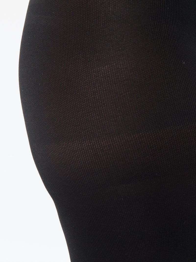 Collants chaud uni 200 deniers Noir - Kiabi