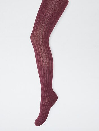 Collants chauds en maille côtelée - Lot de 2