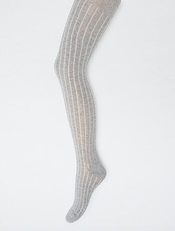 Collants chauds en maille côtelée - Lot de 2