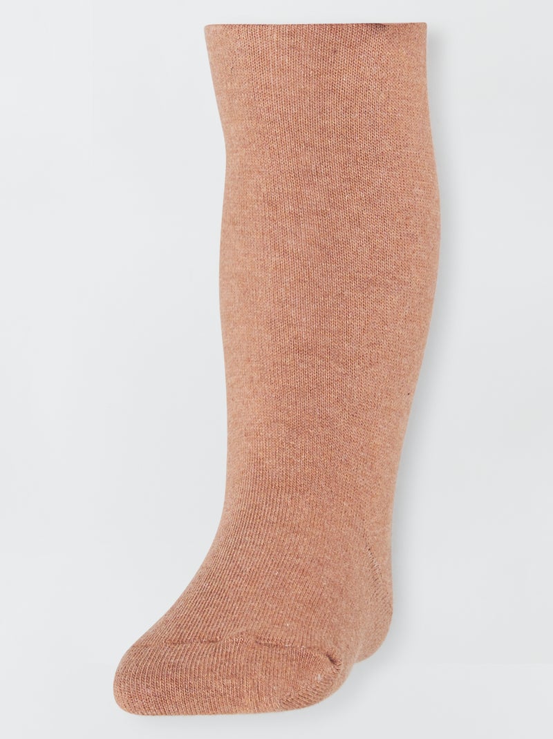 Collants chauds Marron - Kiabi