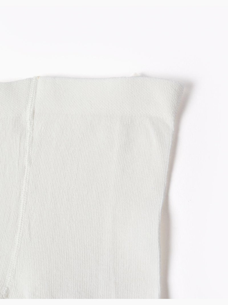 Collants côtelés avec fils de lurex Doré/or - Kiabi