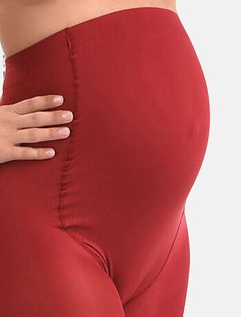 Collants de grossesse opaques confortables 60den (Mamsy) - Bordeaux - Kiabi  - 15.00€