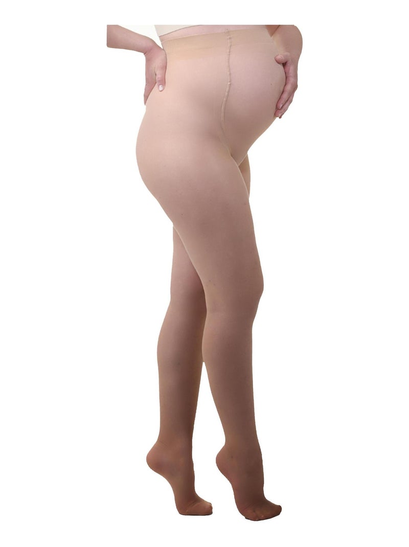 Collants de grossesse transparant confortables 20den (Mamsy) Beige - Kiabi