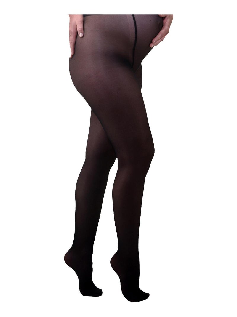 Collants de grossesse transparant confortables 20den (Mamsy) Noir - Kiabi