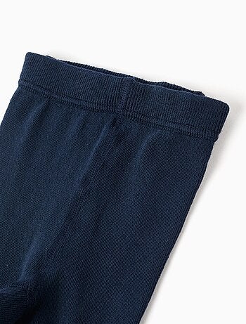 Collants de maille côtelée anti-bouloche