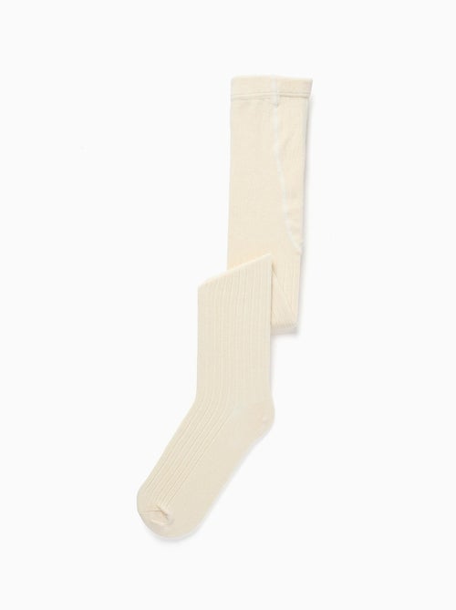 Collants de maille côtelée anti-bouloche - Kiabi