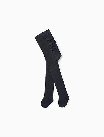Collants en maille à volants