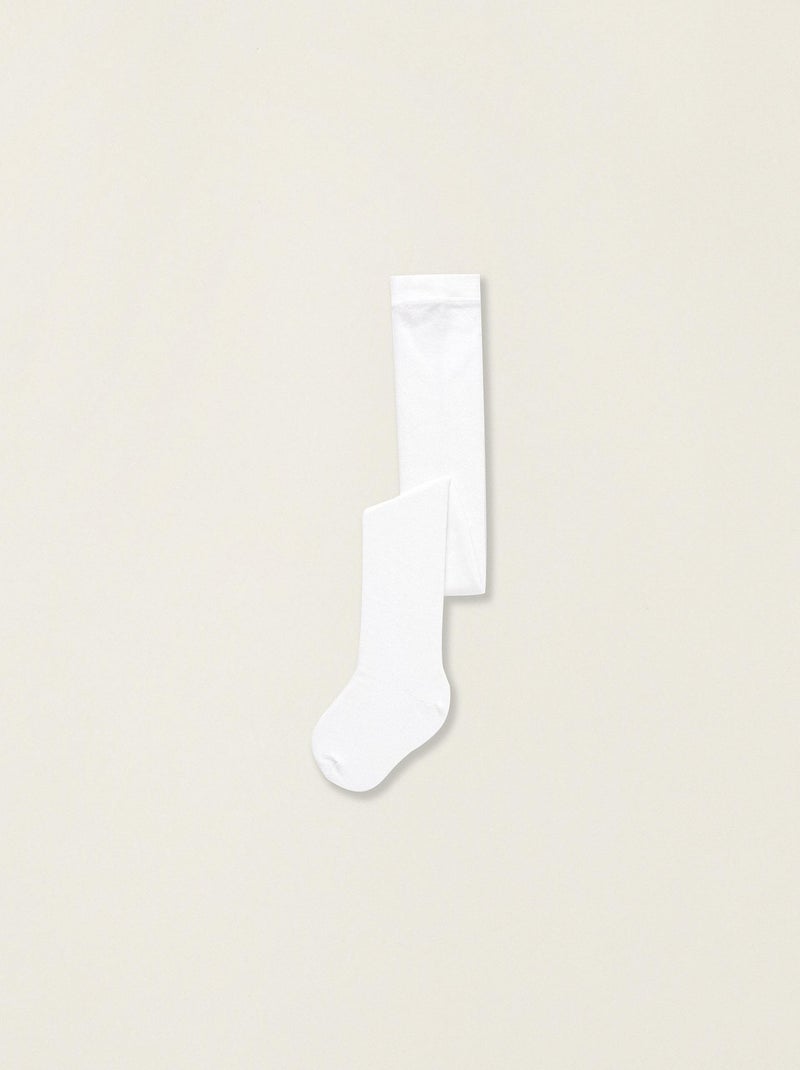 Collants en Maille Anti-Boulochage Pour Bébé  ESSENTIALS LINE Blanc - Kiabi