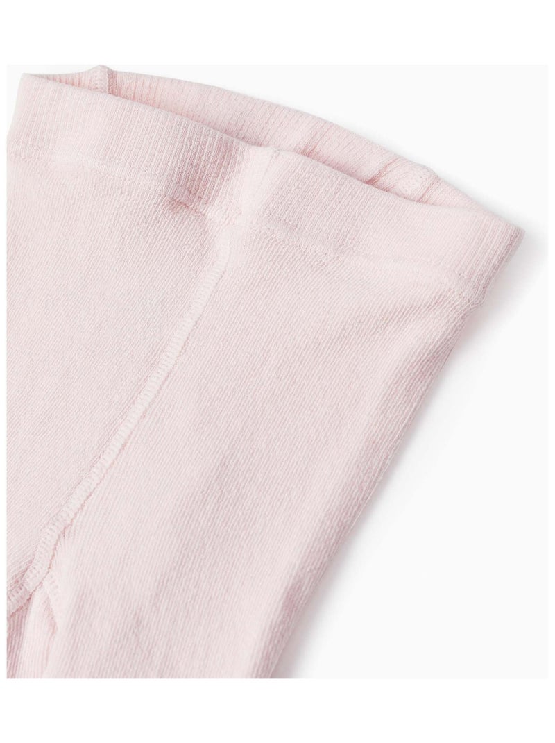 Collants en maille anti-bouloches Rose clair - Kiabi