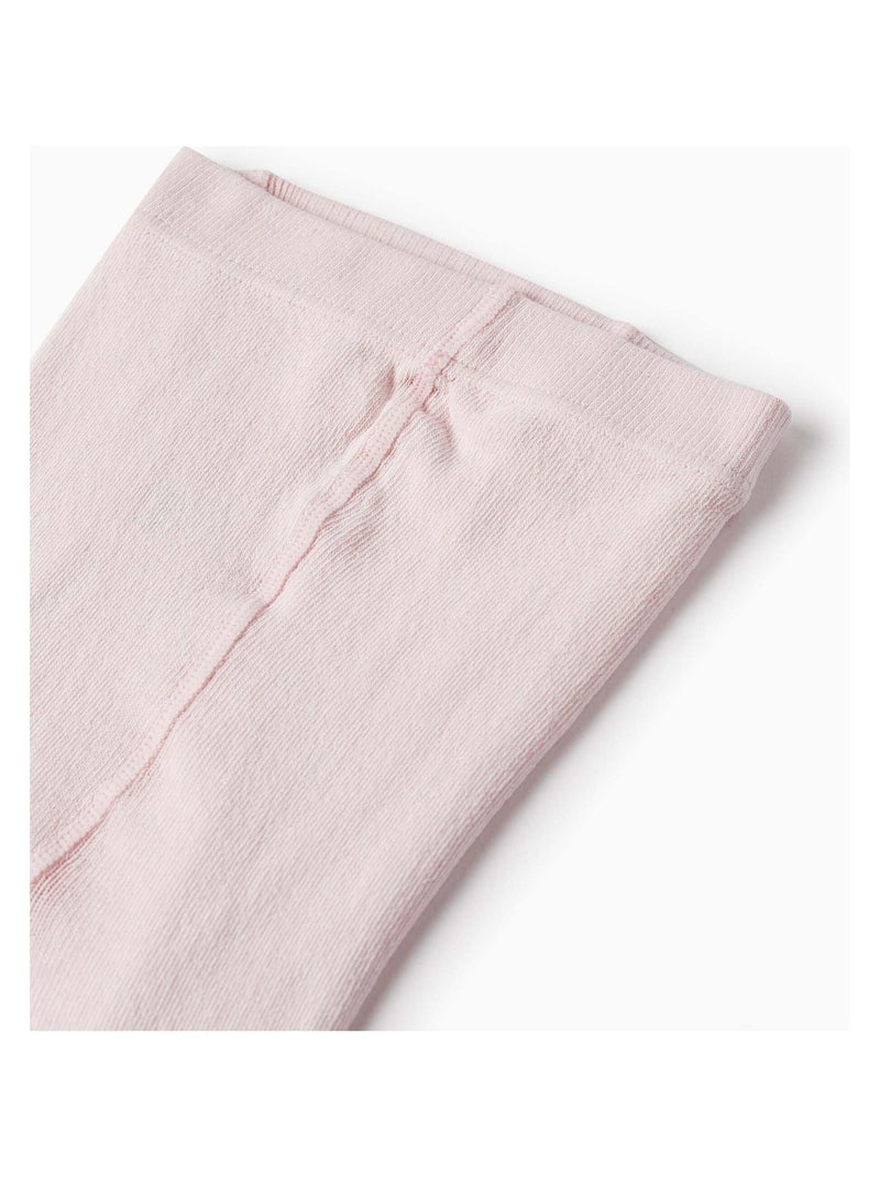 Collants en maille anti-bouloches Rose clair - Kiabi