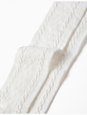 Collants en maille avec jacquard