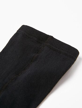 Collants en Maille Côtelée Anti-Boulochage