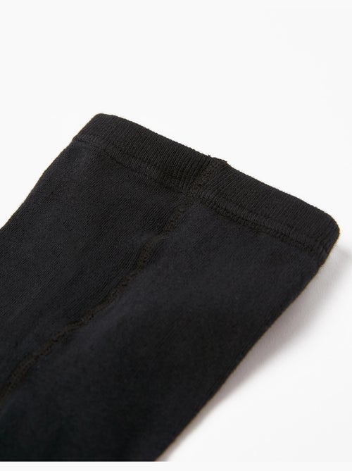 Collants en Maille Côtelée Anti-Boulochage - Kiabi