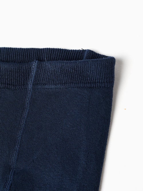 Collants en maille côtelée anti-bouloche - Kiabi
